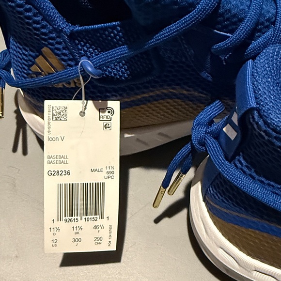 Adidas Icon V Baseball Metal Cleats w/ Boost - Picture 12 of 15